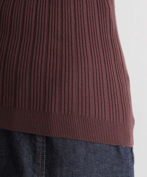 Andemiu（アンデミュウ）の「ソデボリュームリブニット216836（ニット/セーター・レディース・ブラック/ベージュ/ブラウン/ブルー・FREE）」の15枚目の写真