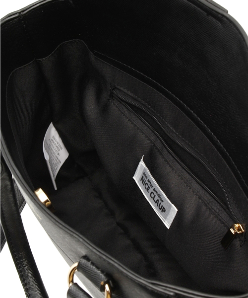 one after another NICE CLAUP(ワンアフターアナザーナイスクラップ)の「【ナイスクラップ】ミニトートBAG(ショルダーバッグ・レディース・ベージュ/パープル/ブラック・FREE)」の7枚目の写真