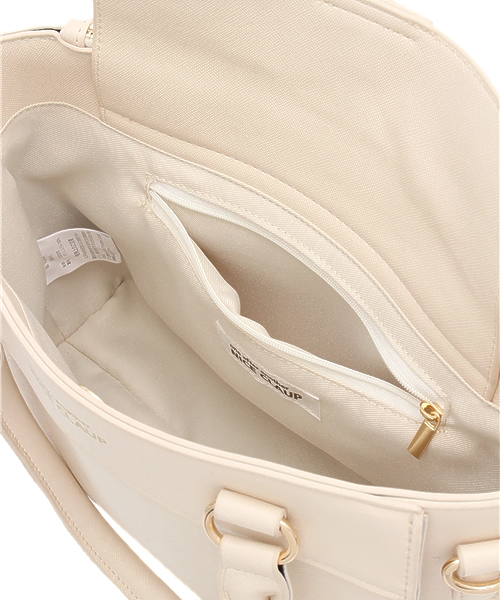 one after another NICE CLAUP(ワンアフターアナザーナイスクラップ)の「【ナイスクラップ】ミニトートBAG(ショルダーバッグ・レディース・ベージュ/パープル/ブラック・FREE)」の4枚目の写真