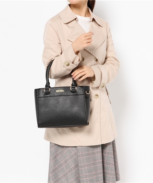 one after another NICE CLAUP(ワンアフターアナザーナイスクラップ)の「【ナイスクラップ】ミニトートBAG(ショルダーバッグ・レディース・ベージュ/パープル/ブラック・FREE)」の10枚目の写真