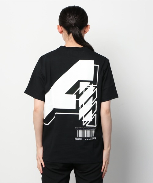 AVIREX（アヴィレックス）の「【AVIREX FLYER'S】フライヤーズティーシャツ/ SS FLYER'S T-SHIRT（Tシャツ/カットソー・レディース・ブラック/オフホワイト/モカ・MEDIUM/LARGE/X-LARGE）」の3枚目の写真