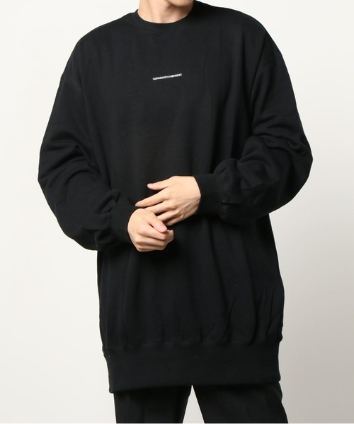 DRESSEDUNDRESSED（ドレスドアンドレスド）の「Invert Logo Text Oversized Sweater（スウェット・メンズ・ホワイト/ブラック・2/0/4）」の9枚目の写真