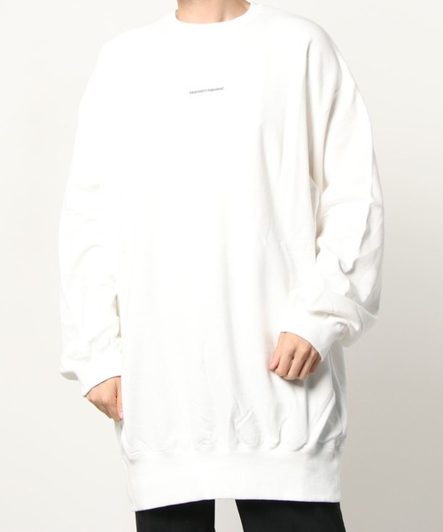 DRESSEDUNDRESSED（ドレスドアンドレスド）の「Invert Logo Text Oversized Sweater（スウェット・メンズ・ホワイト/ブラック・2/0/4）」の10枚目の写真