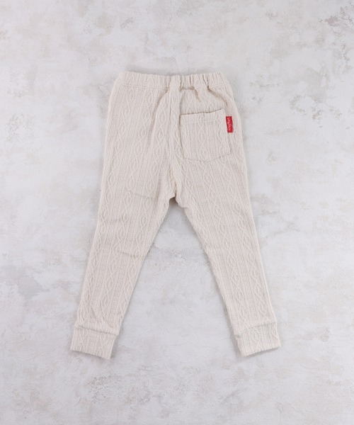 RAGMART（ラグマート）の「ケーブルニットレギンス（その他パンツ・キッズ・ブラック/ピンク/ベージュ・100cm/110cm/120cm/130cm）」の16枚目の写真