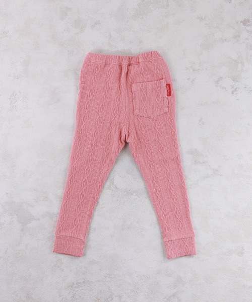 RAGMART（ラグマート）の「ケーブルニットレギンス（その他パンツ・キッズ・ブラック/ピンク/ベージュ・100cm/110cm/120cm/130cm）」の18枚目の写真