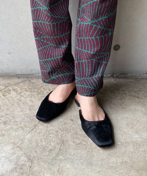 CAPRICIEUX LE'MAGE（カプリシューレマージュ）の「ハラコミュール（パンプス・レディース・ブラック/ベージュ・37/39）」の8枚目の写真