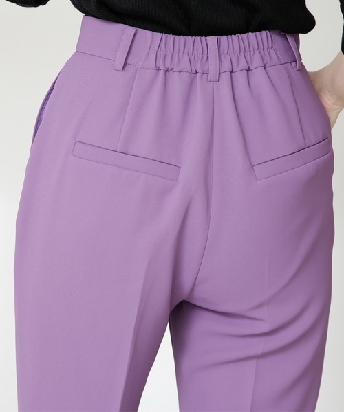 N.（N. Natural Beauty Basic）（エヌエヌナチュラルビューティーベーシック）の「【S Size Line】◆カラーフレアパンツ（その他パンツ・レディース・オフホワイト/グリーン/パープル・SMALL/MEDIUM）」の8枚目の写真