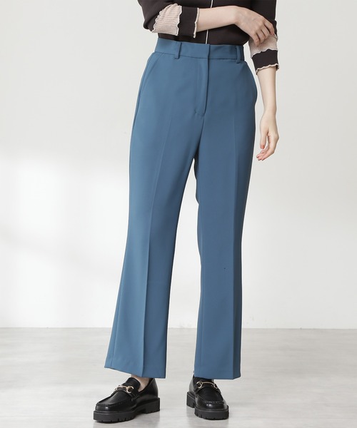 N.（N. Natural Beauty Basic）（エヌエヌナチュラルビューティーベーシック）の「【S Size Line】◆カラーフレアパンツ（その他パンツ・レディース・オフホワイト/グリーン/パープル・SMALL/MEDIUM）」の11枚目の写真