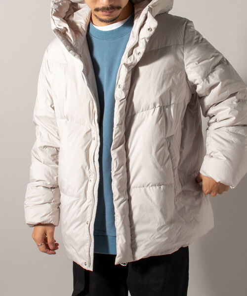 GLOSTER（グロスター）の「【unlume/アンルーム】MICHELLE DOWN JACKET ダウンジャケット（ダウンジャケット/コート・メンズ・アイボリー/ブラック・MEDIUM/LARGE）」の17枚目の写真