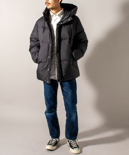 GLOSTER（グロスター）の「【unlume/アンルーム】MICHELLE DOWN JACKET ダウンジャケット（ダウンジャケット/コート・メンズ・アイボリー/ブラック・MEDIUM/LARGE）」の21枚目の写真