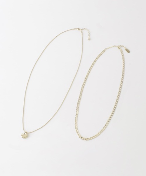 SMELLY（スメリー）の「2セットネックレス（ネックレス・レディース・シルバー/ゴールド・-）」の4枚目の写真