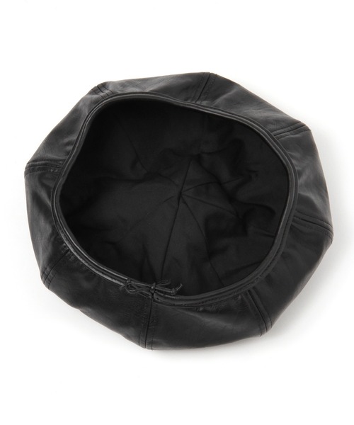 LAKOLE（ラコレ）の「フェイクレザーベレー帽 / 952115（ハンチング/ベレー帽・レディース・ブラック/ベージュ/ブラウン・FREE）」の10枚目の写真