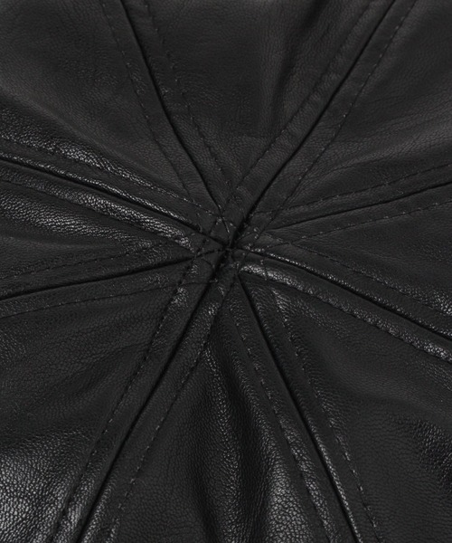 LAKOLE（ラコレ）の「フェイクレザーベレー帽 / 952115（ハンチング/ベレー帽・レディース・ブラック/ベージュ/ブラウン・FREE）」の4枚目の写真