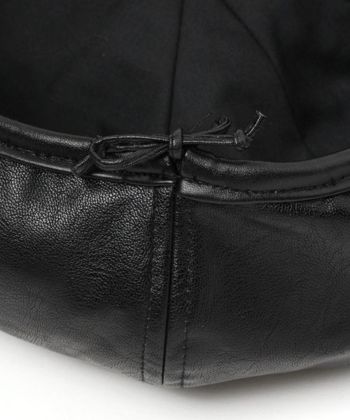 LAKOLE（ラコレ）の「フェイクレザーベレー帽 / 952115（ハンチング/ベレー帽・レディース・ブラック/ベージュ/ブラウン・FREE）」の8枚目の写真