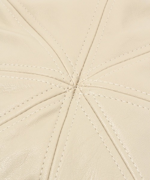 LAKOLE（ラコレ）の「フェイクレザーベレー帽 / 952115（ハンチング/ベレー帽・レディース・ブラック/ベージュ/ブラウン・FREE）」の13枚目の写真