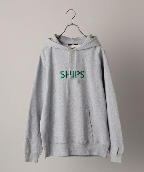 SHIPS(シップス)の「【WEB限定】SHIPS: エンブロイダリー SHIPS ロゴ ユニセックス スウェット パーカー(パーカー・メンズ・グレー/ホワイト/ネイビー/ブラック・LARGE/MEDIUM/SMALL/X-LARGE)」の12枚目の写真