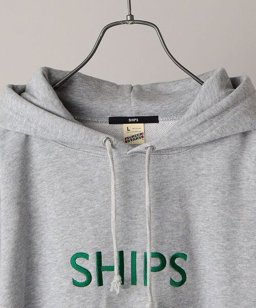 SHIPS(シップス)の「【WEB限定】SHIPS: エンブロイダリー SHIPS ロゴ ユニセックス スウェット パーカー(パーカー・メンズ・グレー/ホワイト/ネイビー/ブラック・LARGE/MEDIUM/SMALL/X-LARGE)」の15枚目の写真