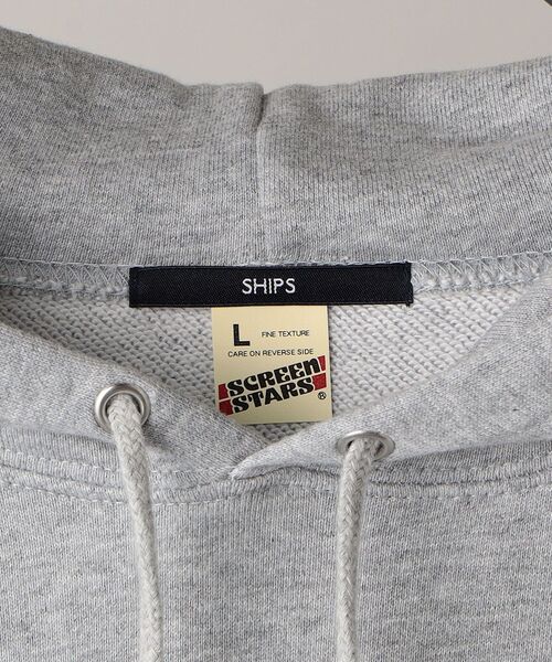 SHIPS(シップス)の「【WEB限定】SHIPS: エンブロイダリー SHIPS ロゴ ユニセックス スウェット パーカー(パーカー・メンズ・グレー/ホワイト/ネイビー/ブラック・LARGE/MEDIUM/SMALL/X-LARGE)」の9枚目の写真