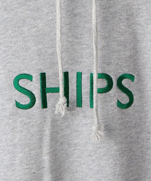 SHIPS(シップス)の「【WEB限定】SHIPS: エンブロイダリー SHIPS ロゴ ユニセックス スウェット パーカー(パーカー・メンズ・グレー/ホワイト/ネイビー/ブラック・LARGE/MEDIUM/SMALL/X-LARGE)」の14枚目の写真