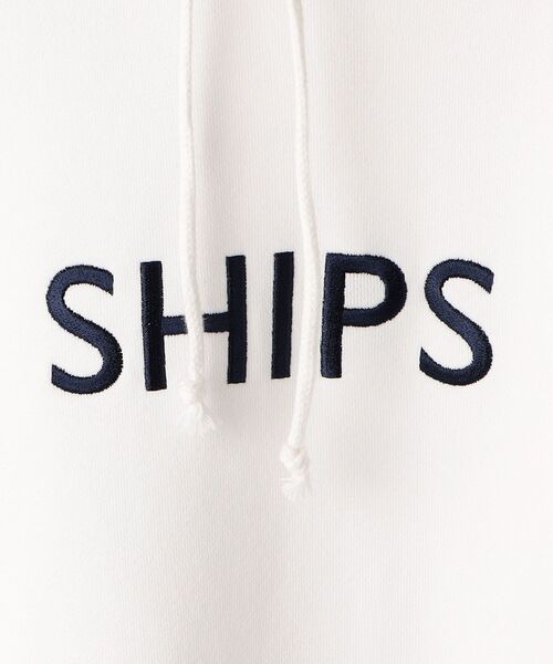 SHIPS(シップス)の「【WEB限定】SHIPS: エンブロイダリー SHIPS ロゴ ユニセックス スウェット パーカー(パーカー・メンズ・グレー/ホワイト/ネイビー/ブラック・LARGE/MEDIUM/SMALL/X-LARGE)」の11枚目の写真