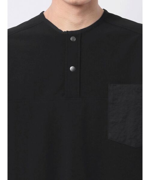 COTORICA(コトリカ)の「ナイロンヘンリープルオーバー(Tシャツ/カットソー・メンズ・ブラック/オリーブ・MEDIUM/LARGE)」の19枚目の写真