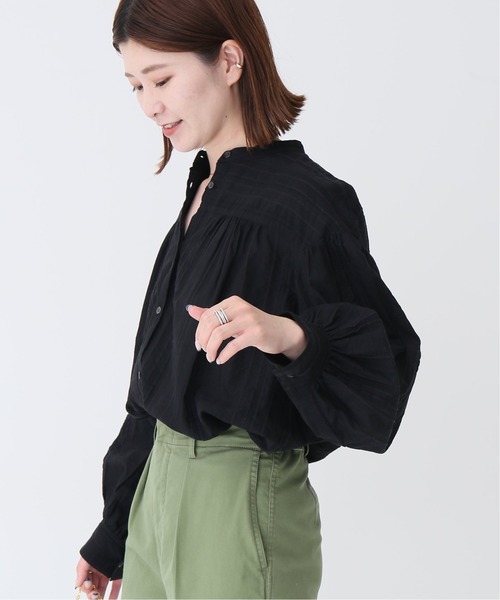 Spick &amp; Span - 【新品タグ付き】Spick&amp;Span ドビーストライプギャザーブラウス Spick & Span（スピックアンドスパン）の「#ドビーストライプ