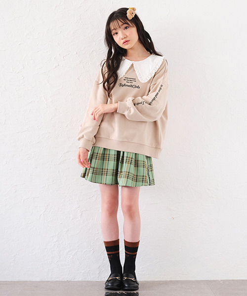 by LOVEiT(バイラビット)の「サイドテープフレアスカート(スカート・キッズ・ベージュ/ブラック/エメラルド/パープル・120cm/130cm/160cm/150cm/140cm)」の15枚目の写真