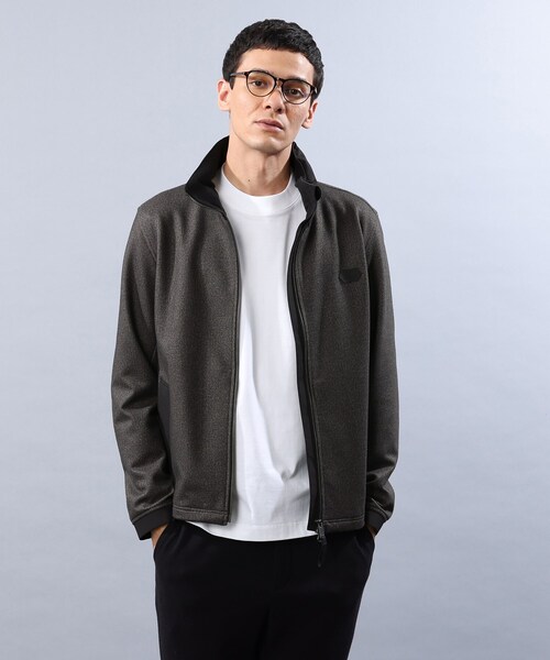 TAKEO KIKUCHI（タケオキクチ）の「◆【Sサイズ～】ダウンファブリック スタンドカラーブルゾン（ダウンジャケット/コート・メンズ・ネイビー系3/ブラウン系/ブラウン系4/チャコールグレー/ネイビー・02/04/03/01/05）」の3枚目の写真