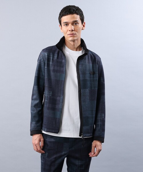 TAKEO KIKUCHI（タケオキクチ）の「◆【Sサイズ～】ダウンファブリック スタンドカラーブルゾン（ダウンジャケット/コート・メンズ・ネイビー系3/ブラウン系/ブラウン系4/チャコールグレー/ネイビー・02/04/03/01/05）」の5枚目の写真