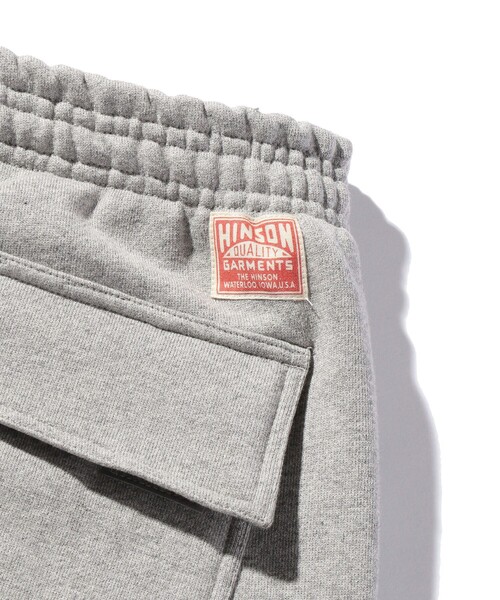 HINSON（ヒンソン）の「HINSON/ヒンソン スウェットカーゴパンツ（その他パンツ・メンズ・ブラック/グレー・MEDIUM/LARGE）」の9枚目の写真