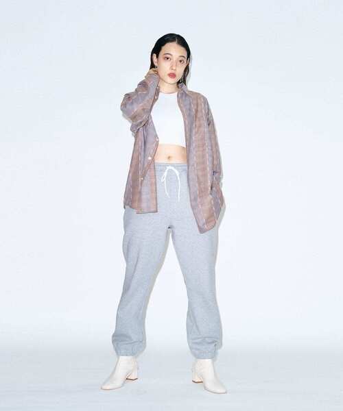 URBAN RESEARCH（アーバンリサーチ）の「GOODBETTERBEST　S&L パッチワークチェックシャツ（シャツ/ブラウス・メンズ・ベージュ/ブラック・1/2）」の5枚目の写真