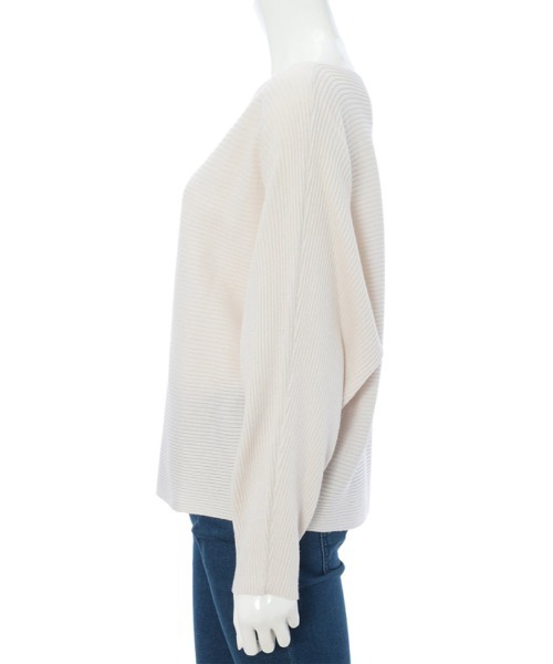 fifth（フィフス）の「ボートネックドルマンリブニット（ニット/セーター・レディース・オフホワイト/ライム/ラベンダー/ブラック/ブルー・MEDIUM）」の17枚目の写真