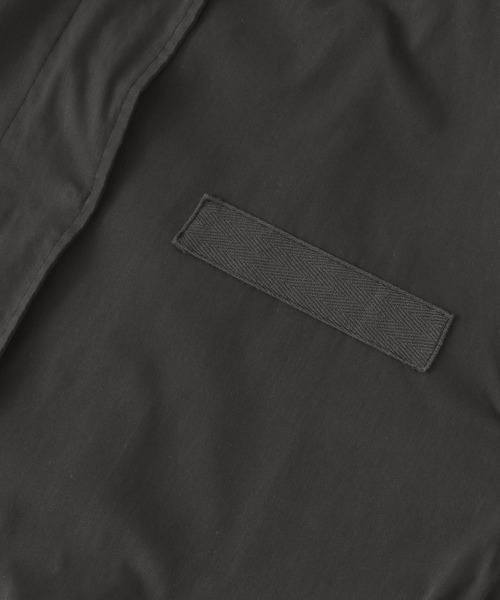 URBAN RESEARCH Sonny Label（アーバンリサーチサニーレーベル）の「【WEB限定】ノーカラーミリタリーコート（ミリタリージャケット・レディース・チャコールグレー/カーキ・FREE）」の6枚目の写真