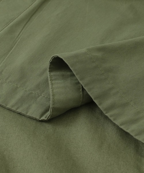 URBAN RESEARCH Sonny Label（アーバンリサーチサニーレーベル）の「【WEB限定】ノーカラーミリタリーコート（ミリタリージャケット・レディース・チャコールグレー/カーキ・FREE）」の8枚目の写真