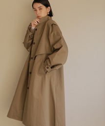 ReNorm | スタンドカラーレイヤードコート(トレンチコート)