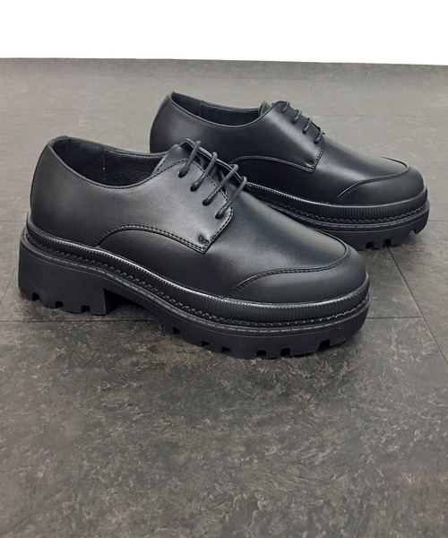 LOVEHUNTER（ラブハンター）の「Love Hunter / 厚底トラックソールオックスフォードシューズ(1553)（ドレスシューズ・レディース・ダークブラウン/ブラック/アイボリー・M/L/LL/S）」の7枚目の写真