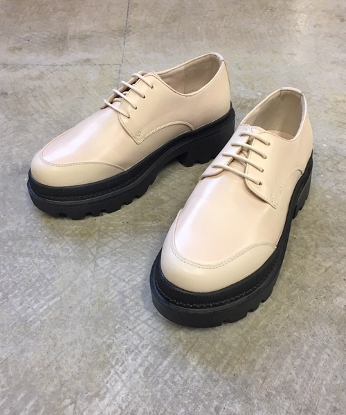 LOVEHUNTER（ラブハンター）の「Love Hunter / 厚底トラックソールオックスフォードシューズ(1553)（ドレスシューズ・レディース・ダークブラウン/ブラック/アイボリー・M/L/LL/S）」の6枚目の写真