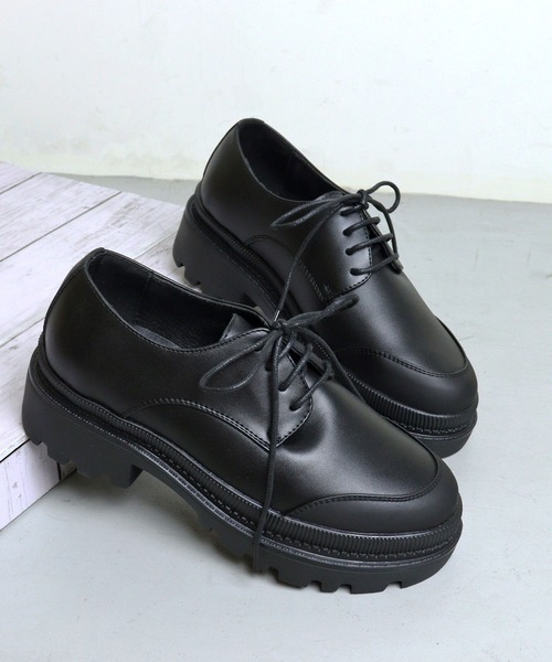 LOVEHUNTER（ラブハンター）の「Love Hunter / 厚底トラックソールオックスフォードシューズ(1553)（ドレスシューズ・レディース・ダークブラウン/ブラック/アイボリー・M/L/LL/S）」の10枚目の写真