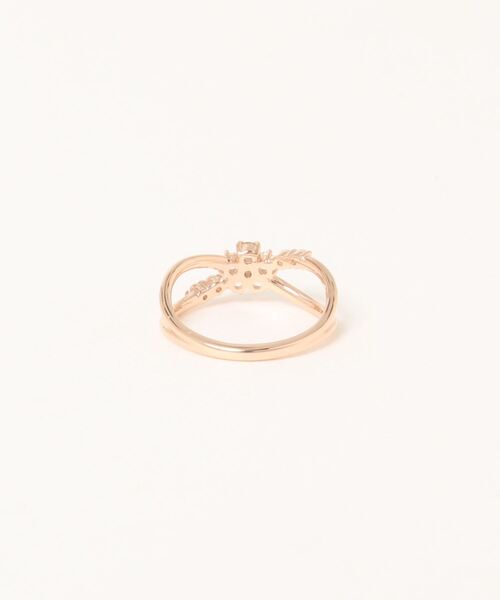 Samantha Tiara(サマンサティアラ)の「トパーズ フラワーピンキーリング(リング・レディース・ピンクゴールド・4号/2号)」の2枚目の写真