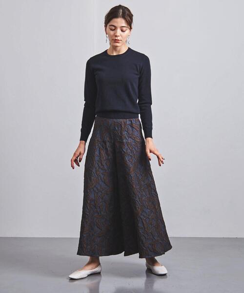 SLOANE（スローン）の「＜SLOANE（スローン）＞14G クルーネック ニット（ニット/セーター・レディース・ネイビー/グレー/レッド・1）」の12枚目の写真