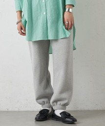 スウェードライク裏毛スウェットパンツ
