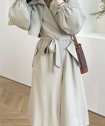 ボリュームスリーブトレンチコート