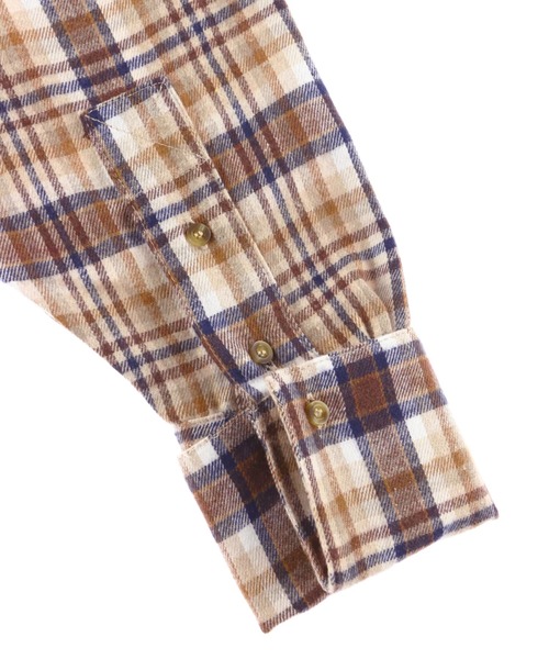 ALEXIA STAM（アリシアスタン）の「Plaid Oversized Shirt/プレイドオーバーサイズシャツ（シャツ/ブラウス・レディース・ブラック/ベージュ・FREE）」の17枚目の写真