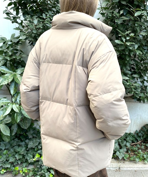 MLI'A（エムリア）の「スタンドダウンジャケット／オーバーサイズ