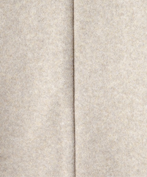 ANGIE（アンジー）の「ノーカラーミドルコクーンコート（ノーカラーコート・レディース・ブラック/杢グレー/ベージュ/ライトベージュ/ピンクベージュ・FREE）」の11枚目の写真