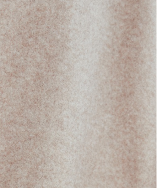 ANGIE（アンジー）の「ノーカラーミドルコクーンコート（ノーカラーコート・レディース・ブラック/杢グレー/ベージュ/ライトベージュ/ピンクベージュ・FREE）」の14枚目の写真