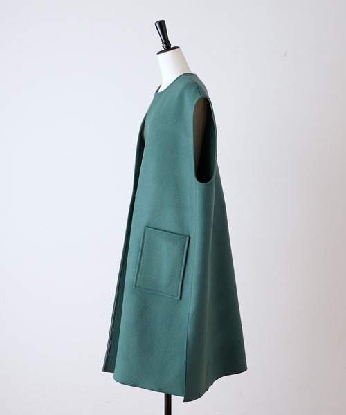 BEARDSLEY（ビアズリー）の「ウール刺繍羽織（その他アウター・レディース・グリーン・FREE）」の7枚目の写真