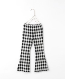LOWRYS FARM | ギンガムカットフレアパンツ　257981(その他パンツ)