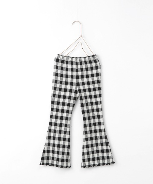 LOWRYS FARM（ローリーズファーム）の「ギンガムカットフレアパンツ　257981（その他パンツ・キッズ・ブラック/グレー/グリーン・110cm/120cm/130cm）」の2枚目の写真