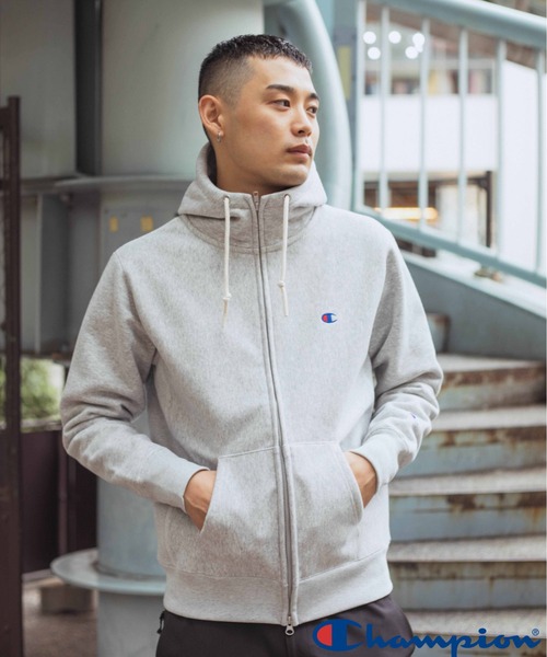 Champion reverse weave stormshell パーカー　S チャンピオン ストームシェル パーカー ジップ フーデッド
